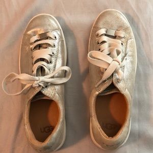 UGG Australia metallic sneakers